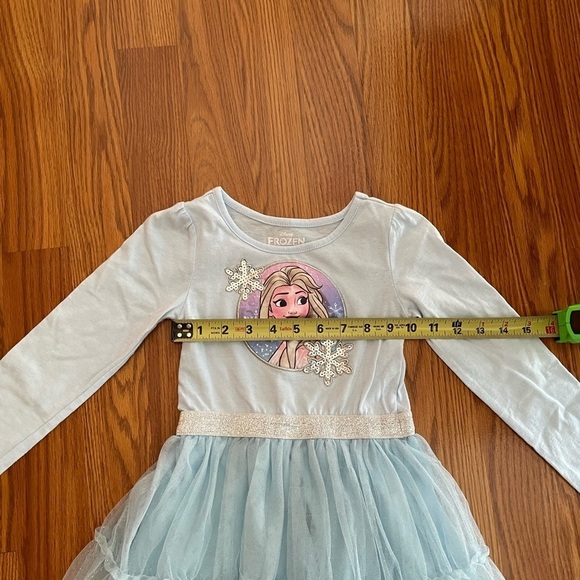 🎈🎈🎈Disney Frozen Blue Princess Dress Size 5 - Picture 7 of 8